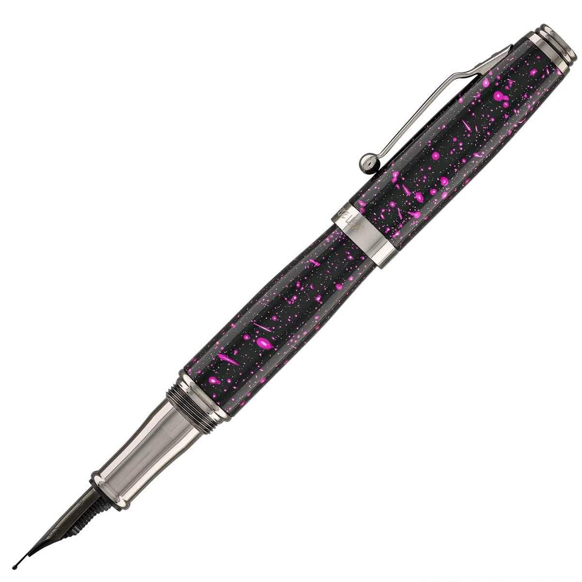 Monteverde Invincia Vega Starlight Purple Fountain Pen - 24Papershop