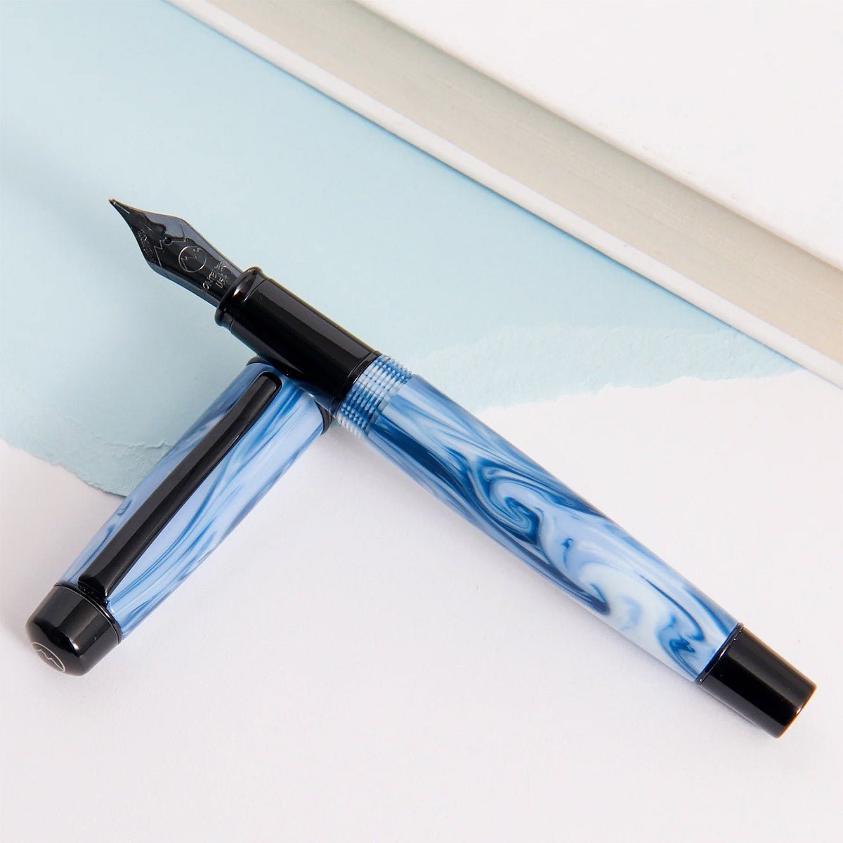 Monteverde Prima Vulpen - Swirl Blue - 24Papershop