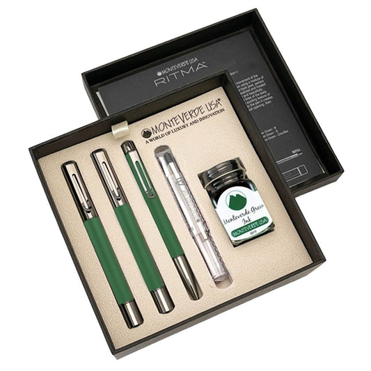 Monteverde Ritma Gift Set - Green - 24Papershop