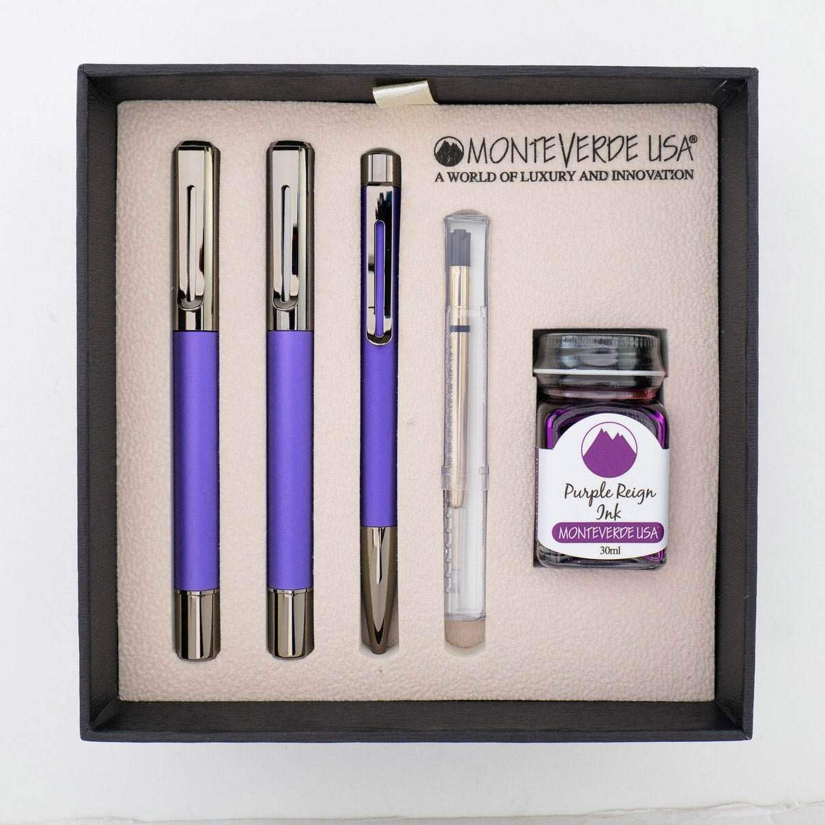 Monteverde Ritma Gift Set - Midnight Orchid - 24Papershop