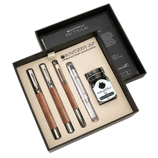 Monteverde Ritma Gift Set - Walnut - 24Papershop