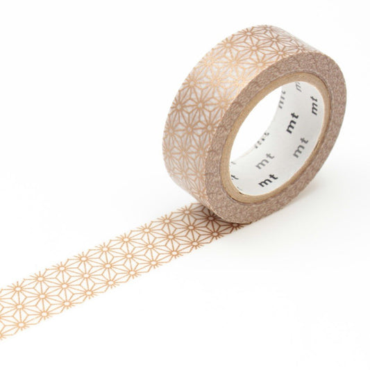 MT Masking Tape - Asanoha Sinchu 15mm x 7m - 24Papershop