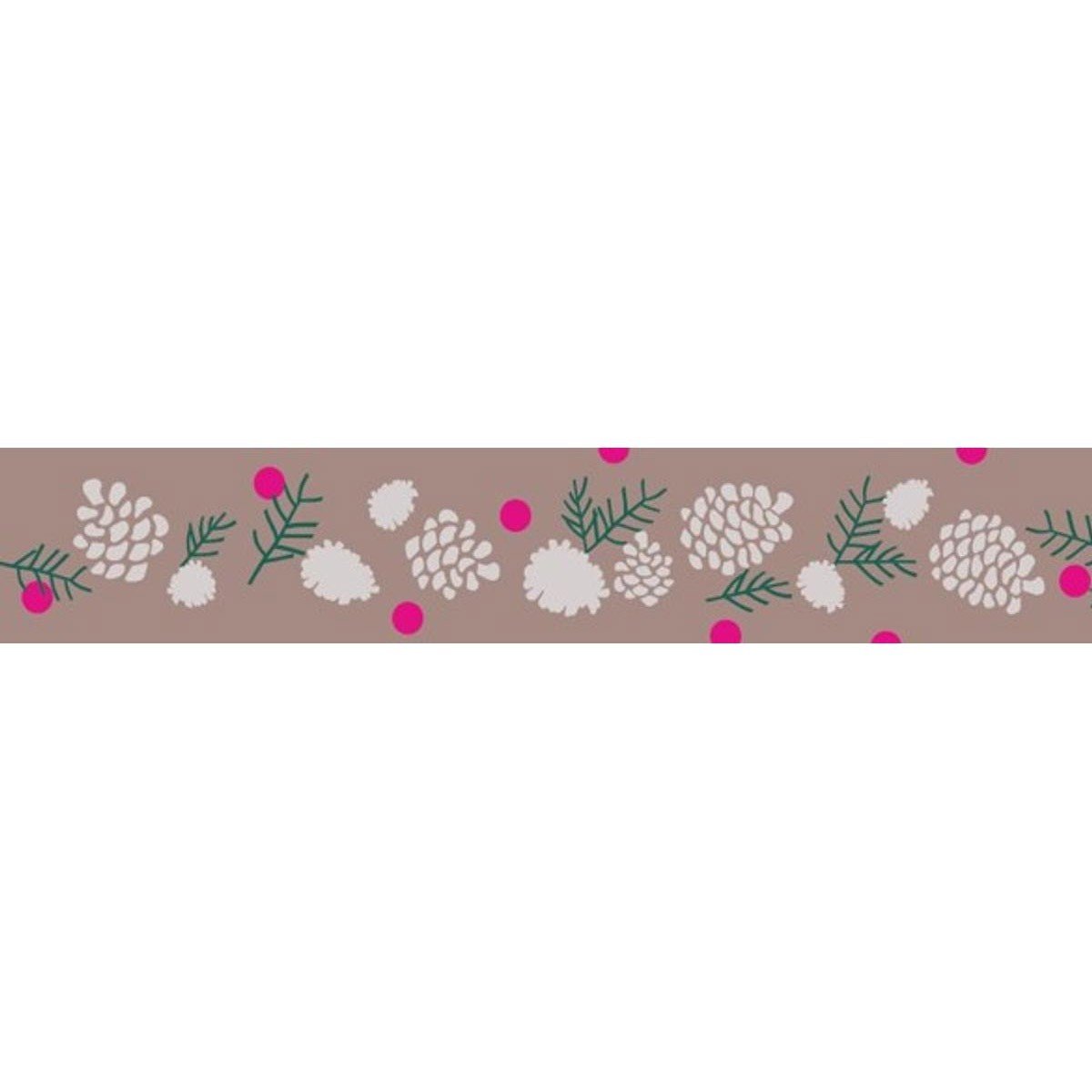 MT Masking Tape - Christmas Pinecone 10mm x 7m - 24Papershop