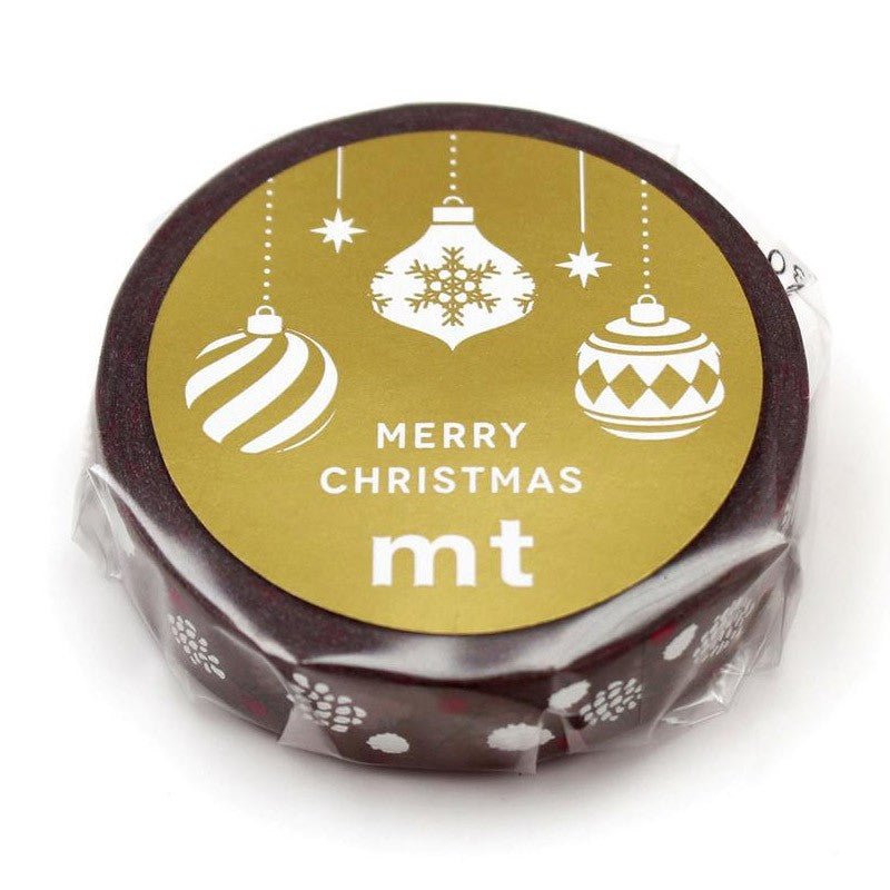 MT Masking Tape - Christmas Pinecone 10mm x 7m - 24Papershop