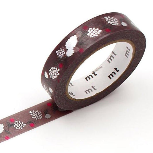 MT Masking Tape - Christmas Pinecone 10mm x 7m - 24Papershop