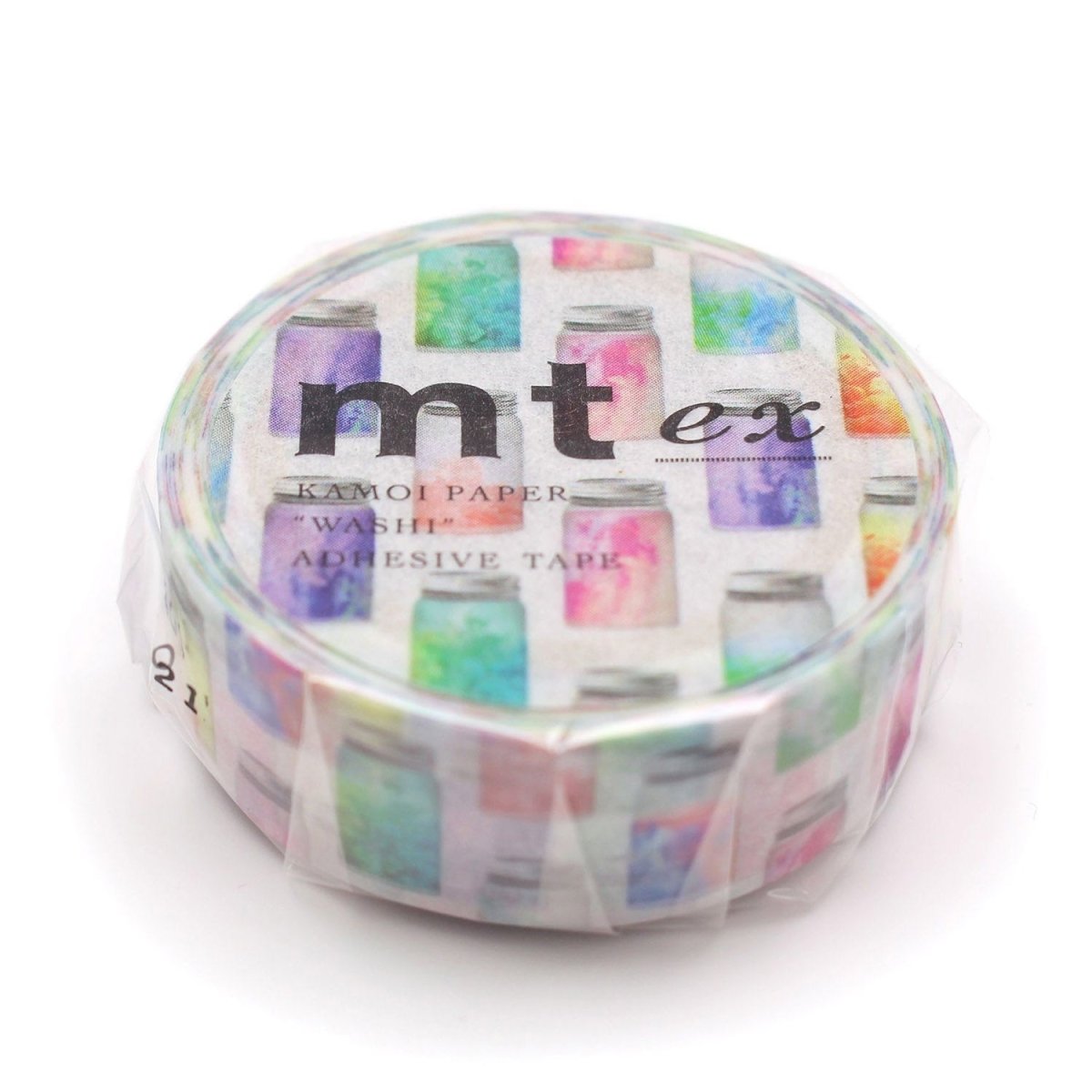 MT Masking Tape - Colorful Jar - 15mm - 7m - 24Papershop