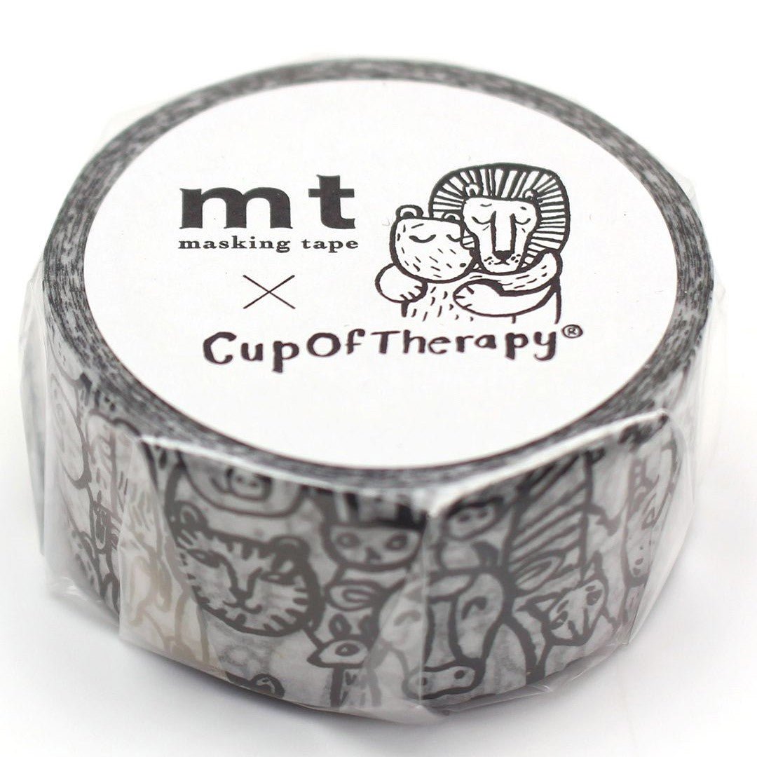 MT Masking Tape - Cups of Theraphy Animals - 20mm - 7m - 24Papershop