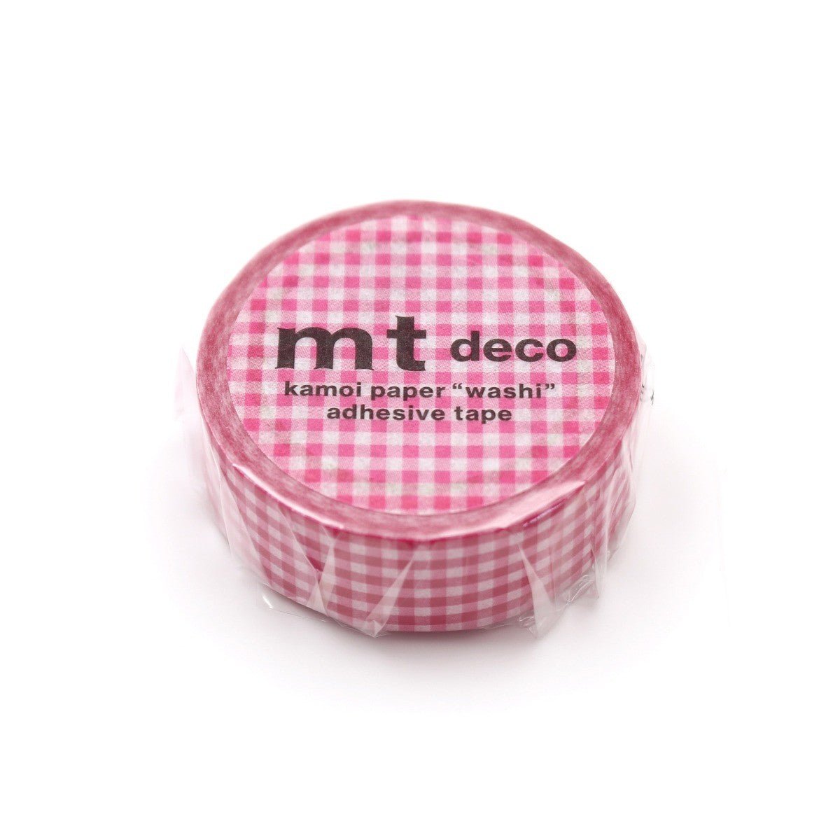 MT Masking Tape - Delicate Checkered Pink - 15mm x 7m - 24Papershop