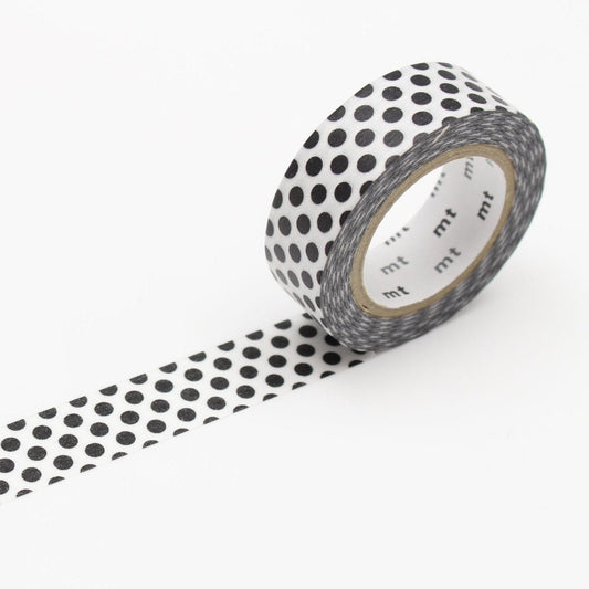 MT Masking Tape - Dot Black 2 - 15mm - 7m - 24Papershop