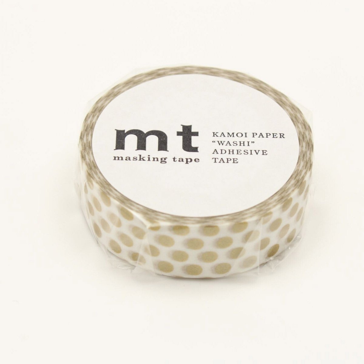 MT Masking Tape - Dot Gold 2 - 15mm - 7m - 24Papershop