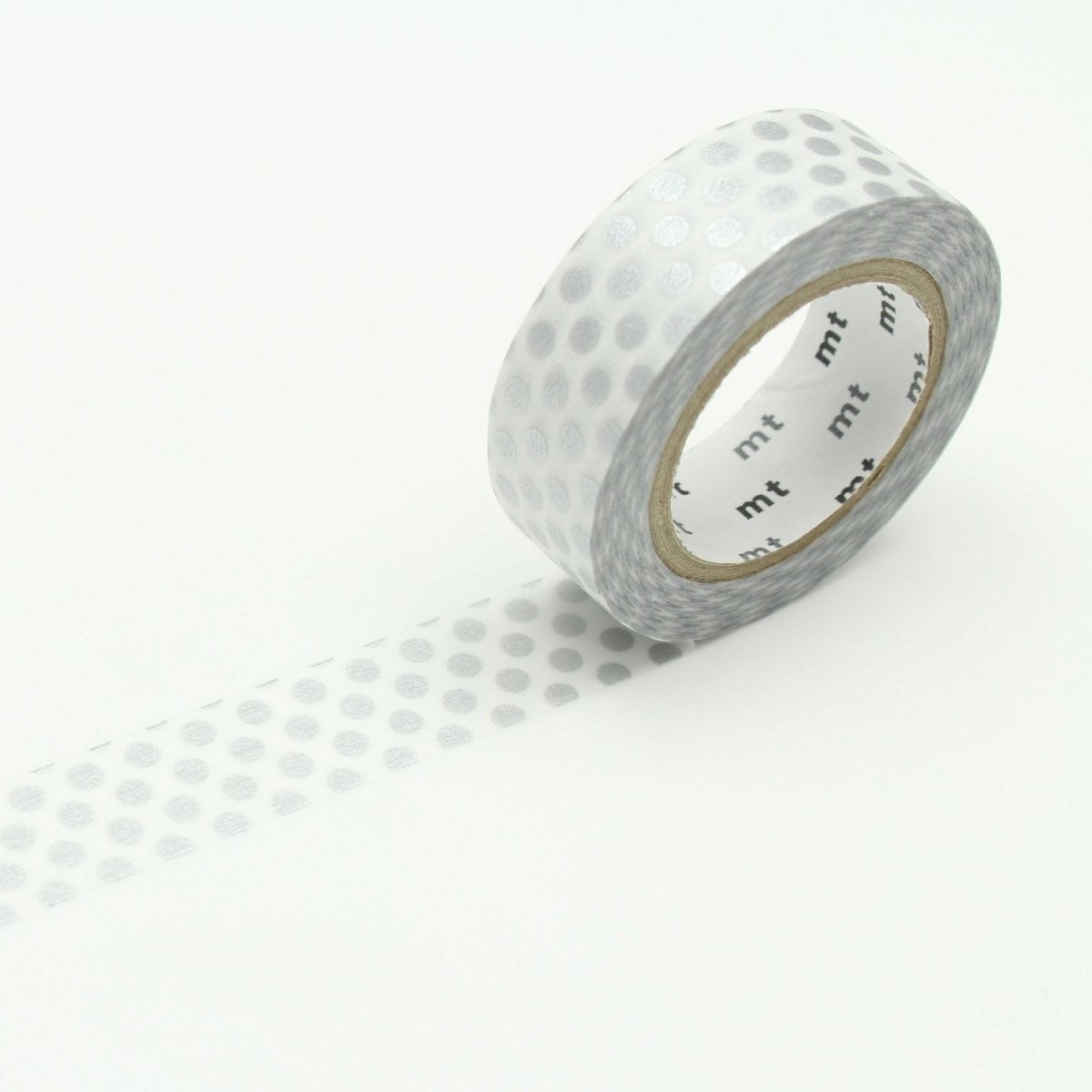 MT Masking Tape - Dot Silver - 15mm - 7m - 24Papershop