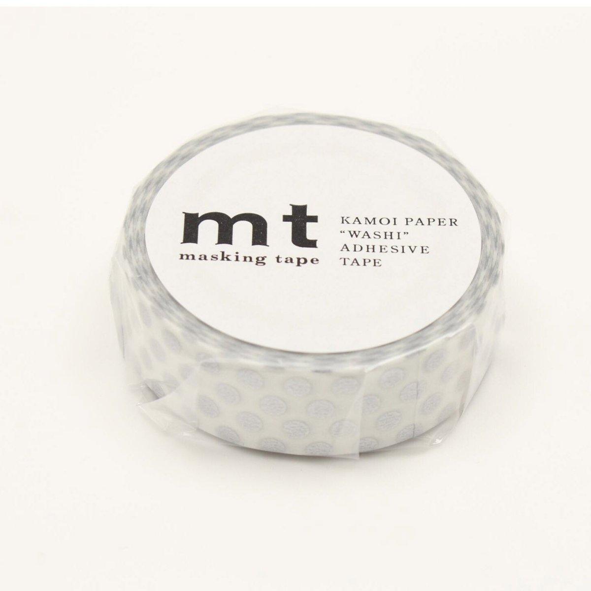 MT Masking Tape - Dot Silver - 15mm - 7m - 24Papershop