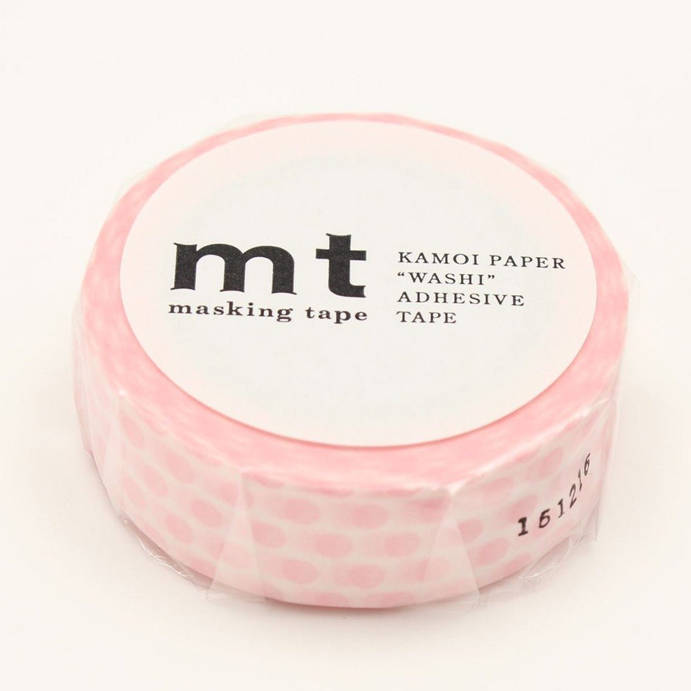 MT Masking Tape - Dot Strawberry Milk - 15mm - 7m - 24Papershop