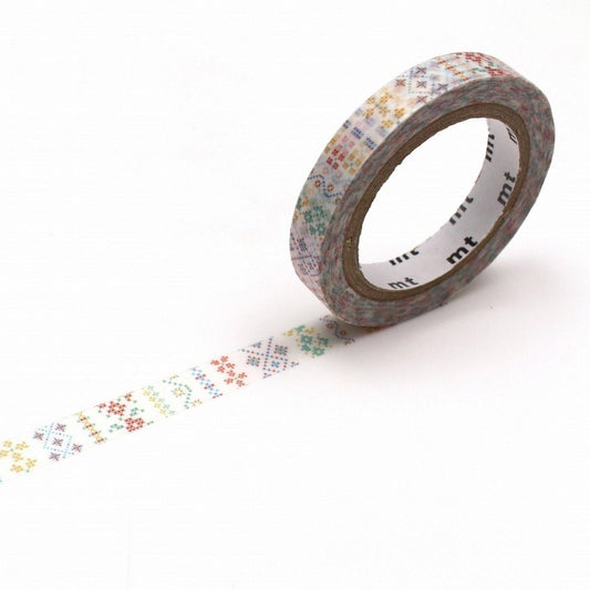 MT Masking Tape - Embroidery Line - 7mm x 7m - 24Papershop