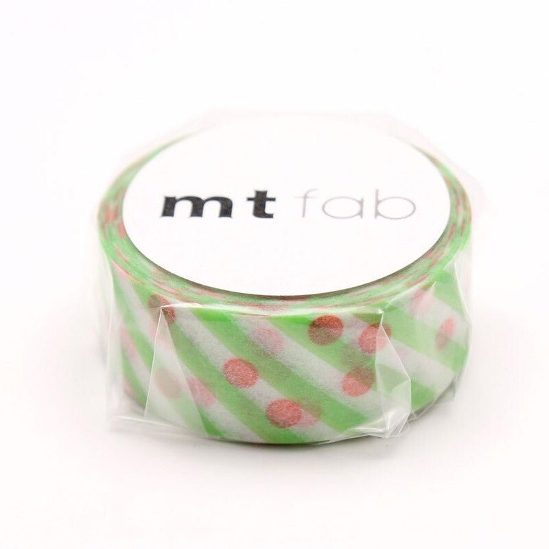 MT Masking Tape - Fab Dot x Stripe - 15mm - 5m - 24Papershop