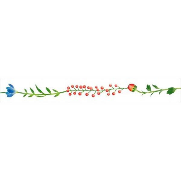 MT Masking Tape - Flower Line - 7mm x 7m - 24Papershop