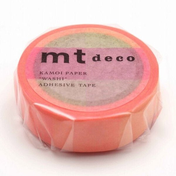 MT Masking Tape - Fluorescent Gradation Pink x Yellow - 15mm - 7m - 24Papershop