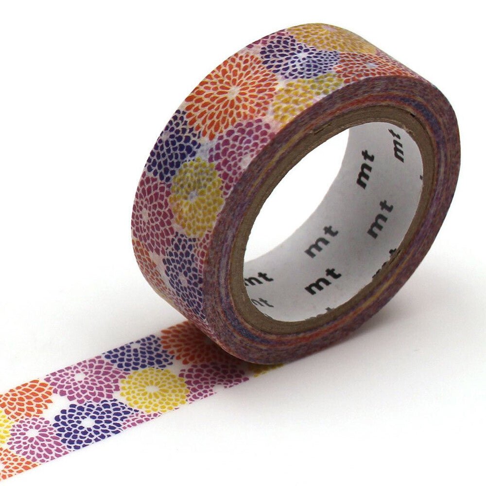 MT Masking Tape - Kiku Zukushi - 15mm - 7m - 24Papershop