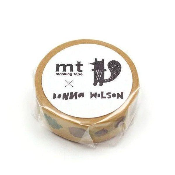 MT Masking Tape - Leaves and Acorns 15mm x 7m - 24Papershop