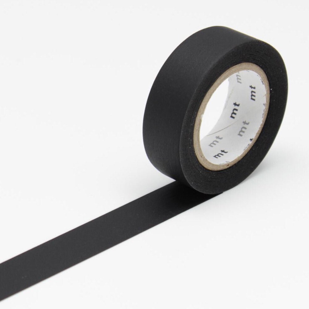 MT Masking Tape - Matte Black - 15mm - 7m - 24Papershop