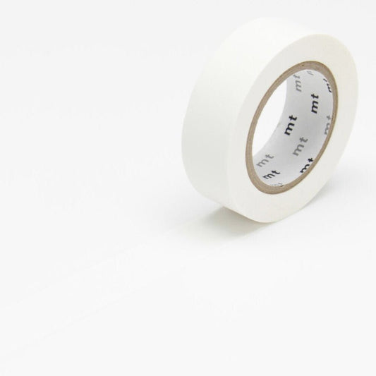 MT Masking Tape - Matte White - 15mm - 7m - 24Papershop