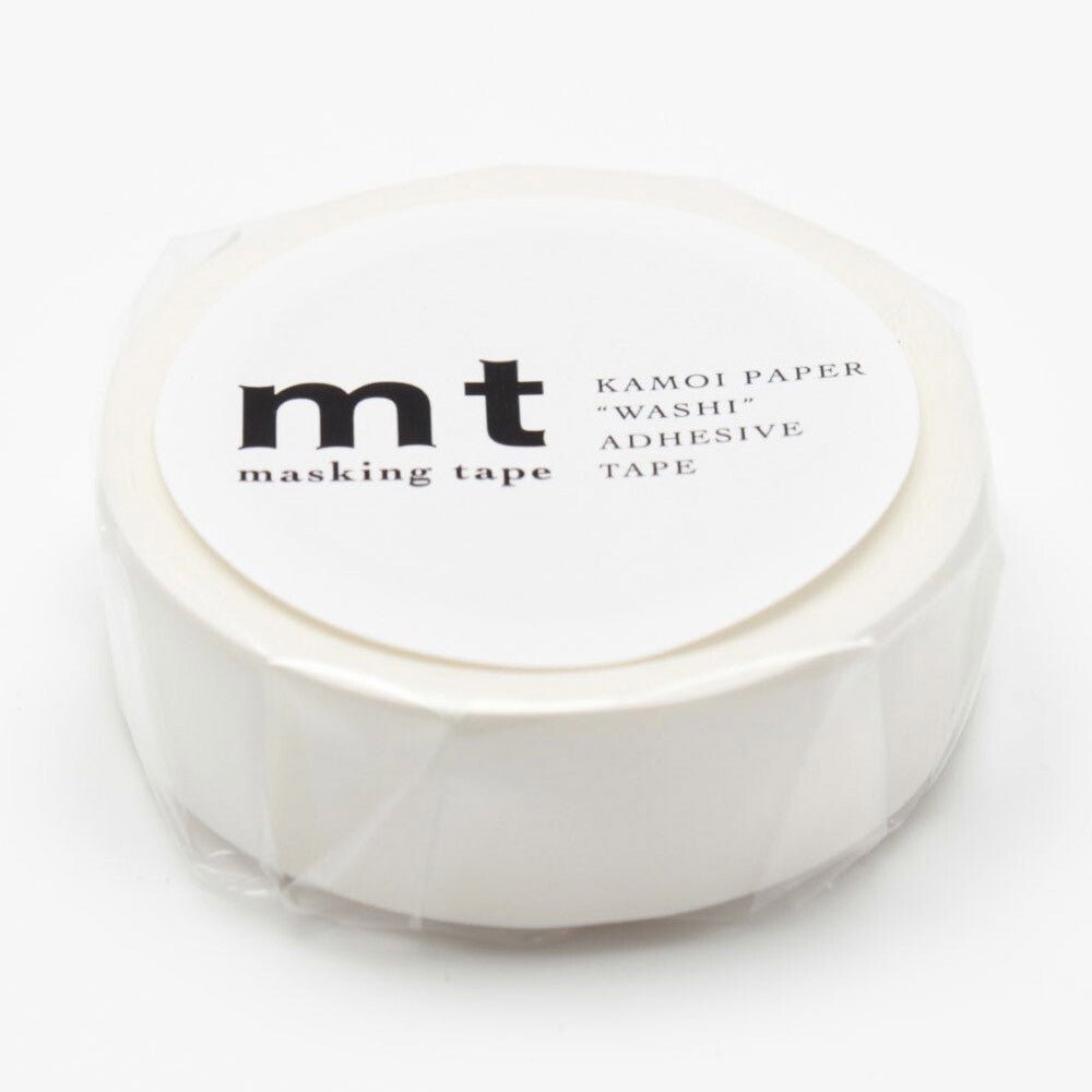 MT Masking Tape - Matte White - 15mm - 7m - 24Papershop