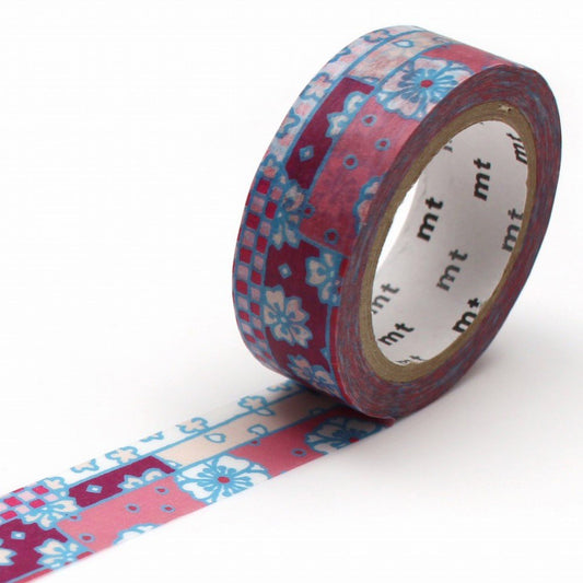 MT Masking Tape - Multi Cherry Blossoms 15mm x 7m - 24Papershop