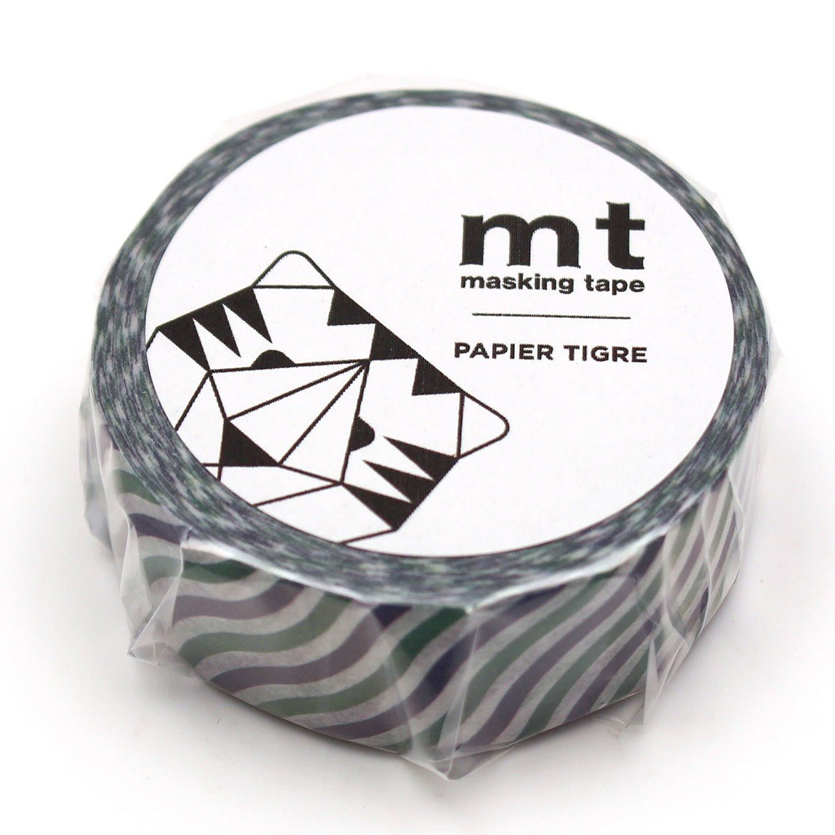 MT Masking Tape - Papier Tigre Waves 15mm x 7m - 24Papershop