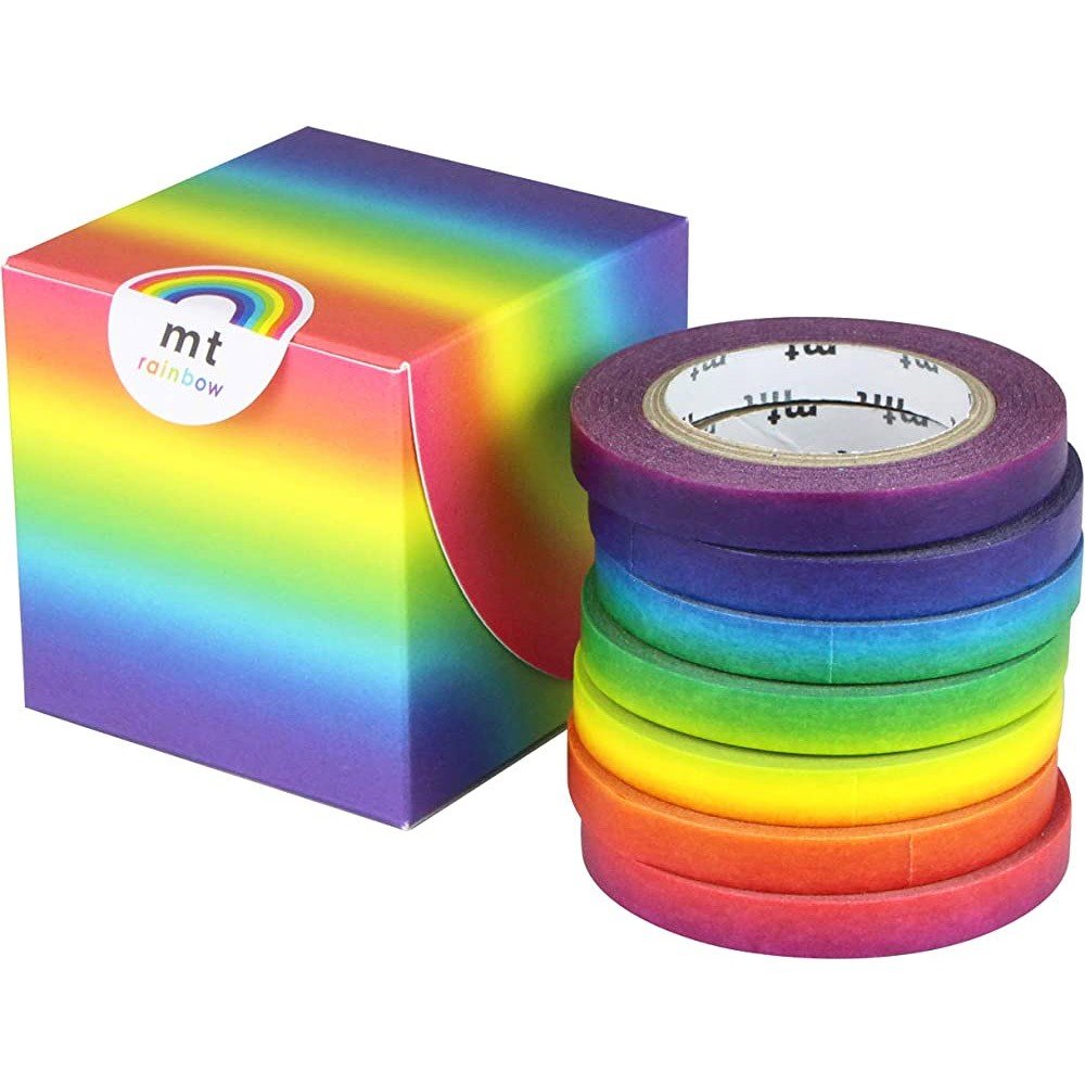 MT Masking Tape - Rainbow Tape 15mm x 7m - 24Papershop