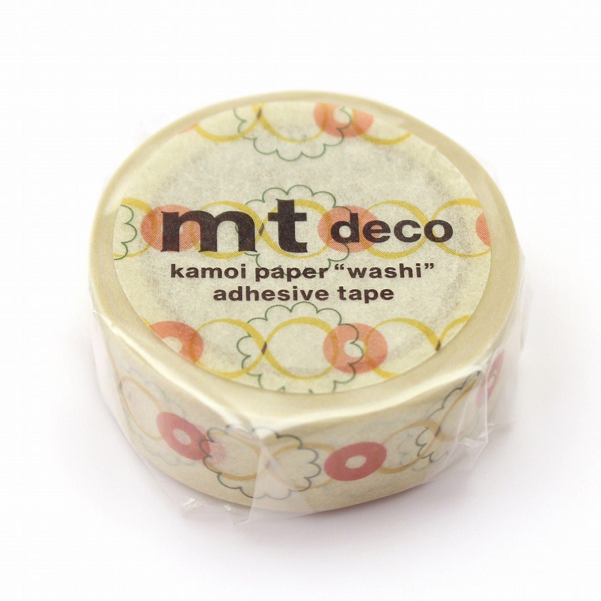 MT Masking Tape - Retro Design Button - 15mm x 7m - 24Papershop