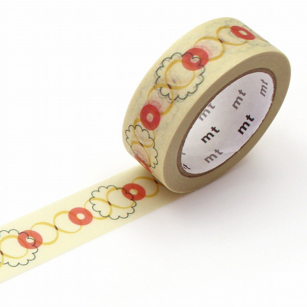 MT Masking Tape - Retro Design Button - 15mm x 7m - 24Papershop