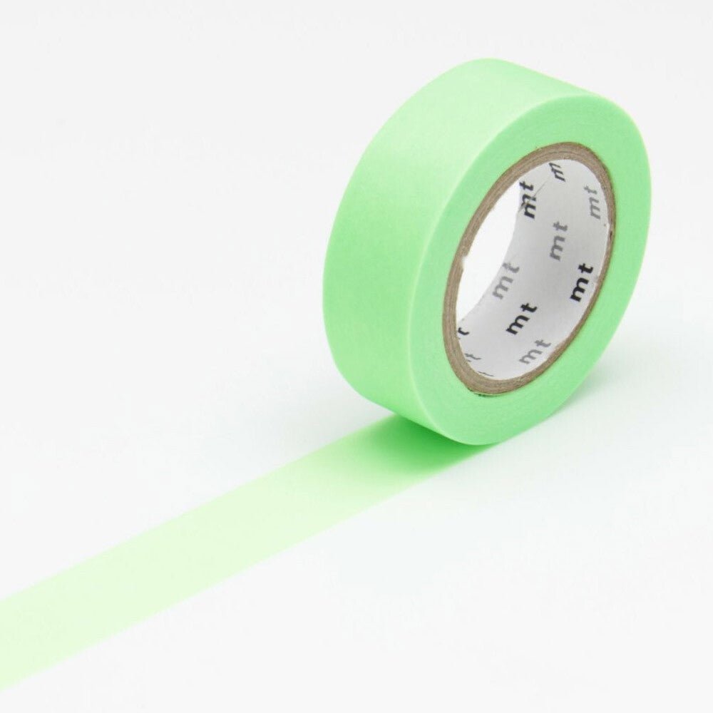 MT Masking Tape - Shocking Green - 15mm - 7m - 24Papershop