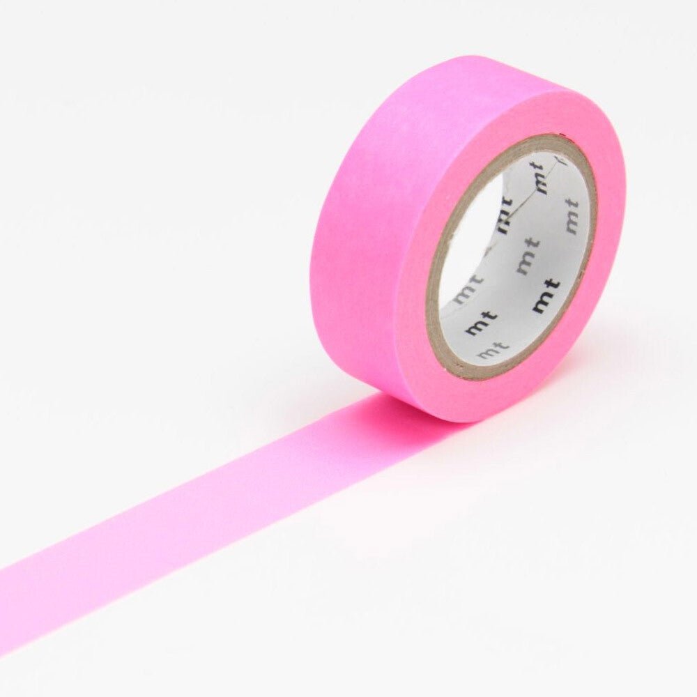 MT Masking Tape - Shocking Pink - 15mm - 7m - 24Papershop