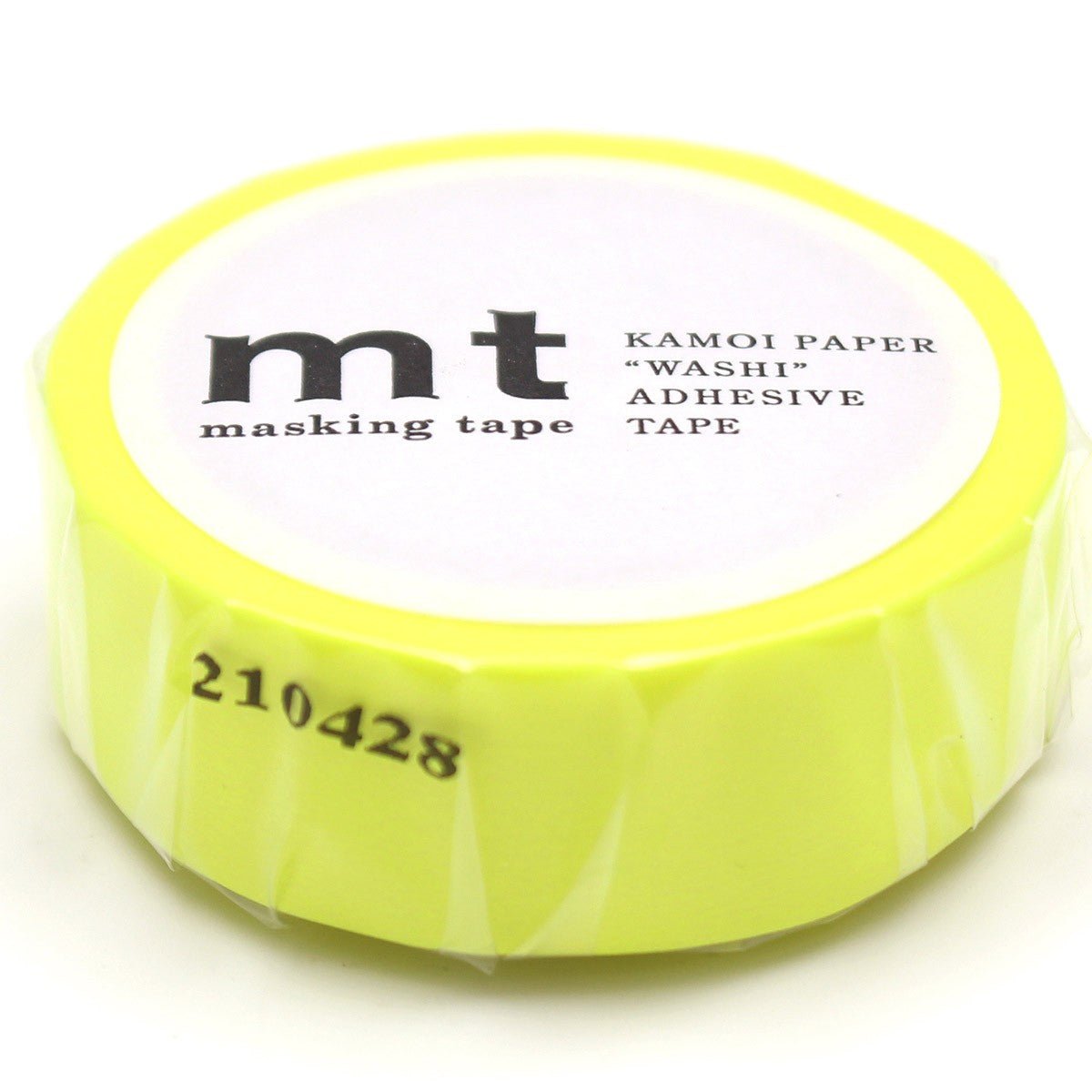 MT Masking Tape - Shocking Yellow 15mm x 7m - 24Papershop