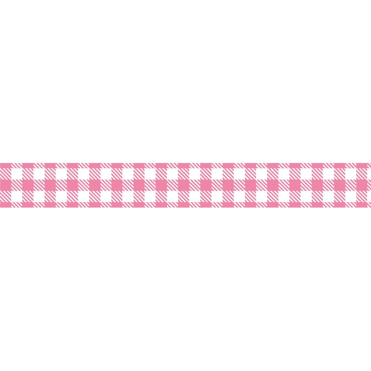 MT Masking Tape - Stripe Checkered Pink 15mm x 7m - 24Papershop