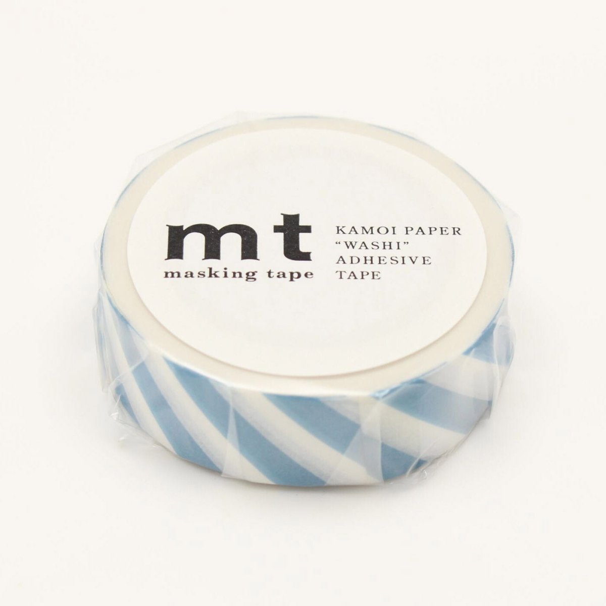 MT Masking Tape - Stripe Grayish Sky - 15mm - 7m - 24Papershop