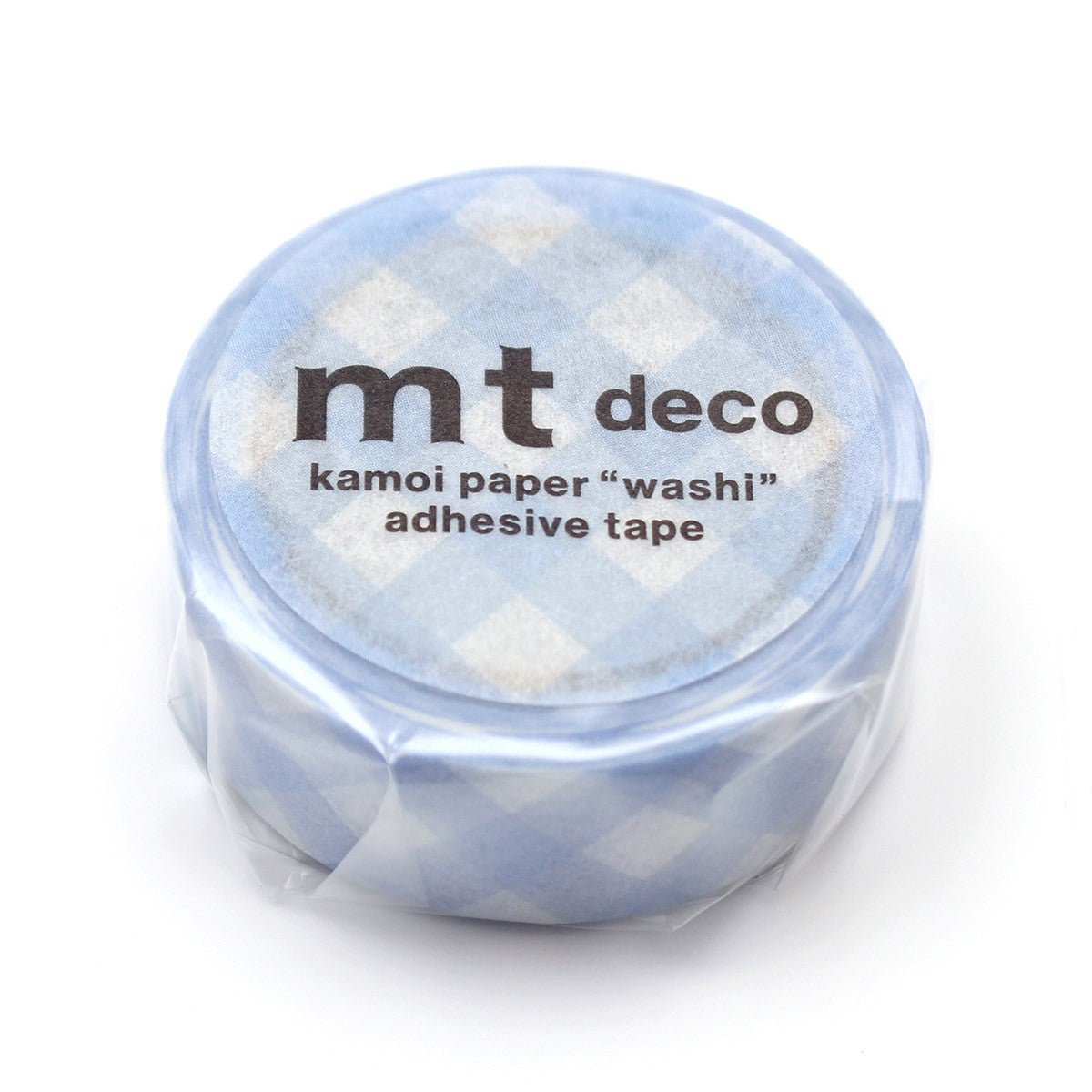 MT Masking Tape - Thick Checkered Pastel Ultramarine - 15mm x 7m - 24Papershop