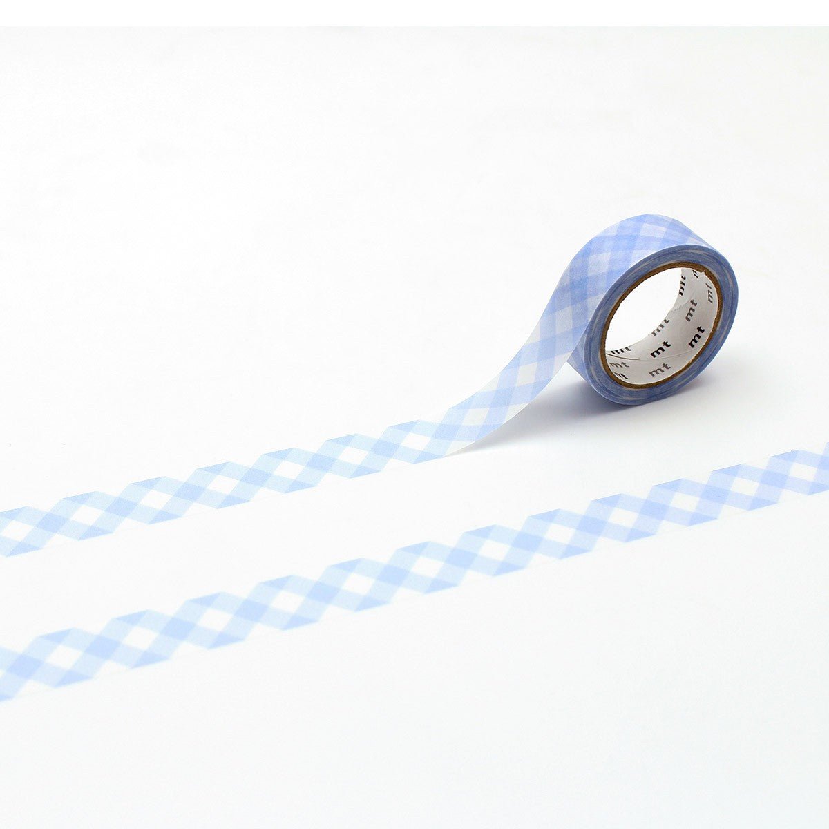 MT Masking Tape - Thick Checkered Pastel Ultramarine - 15mm x 7m - 24Papershop