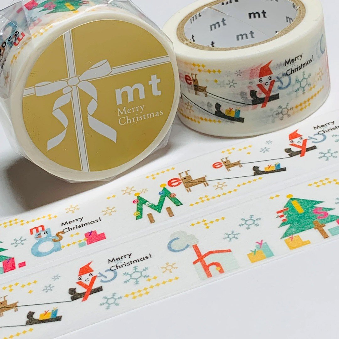 MT Masking Tape - Type Christmas - 23mm x 7m - 24Papershop