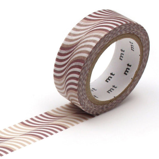 MT Masking Tape - Wave Stripe - 15mm - 7m - 24Papershop