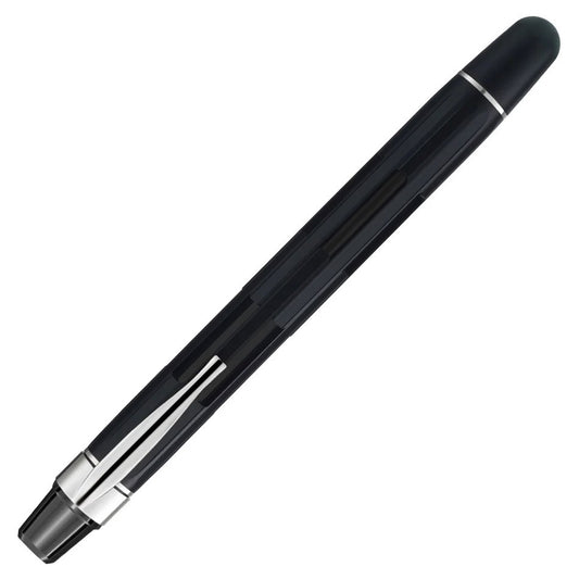 Nahvalur Fountain Pen Eclipse - Black Silver [Fine]