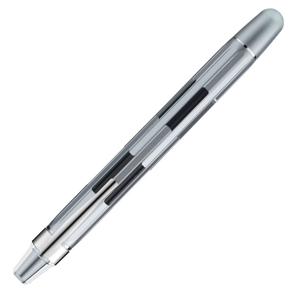 Nahvalur Fountain Pen Eclipse - Pure Silver [Fine]