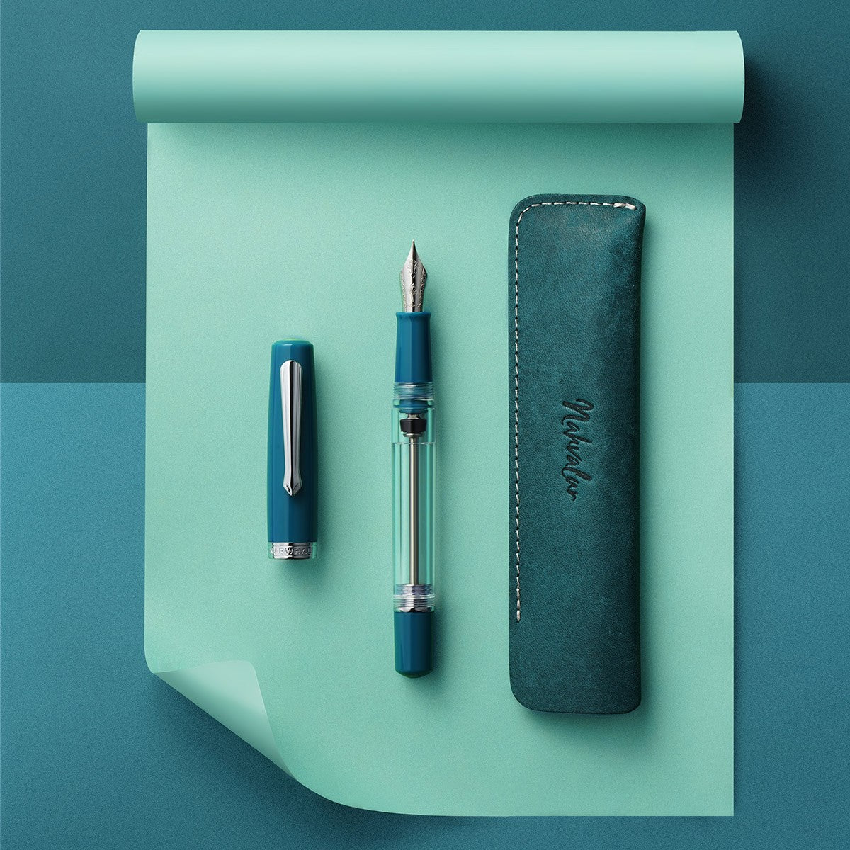 Nahvalur Fountain Pen Original Plus - Aquamarine [Bold]