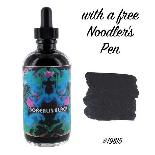 Noodler's Inktpot - Borealis Black (gratis vulpen) - 24Papershop