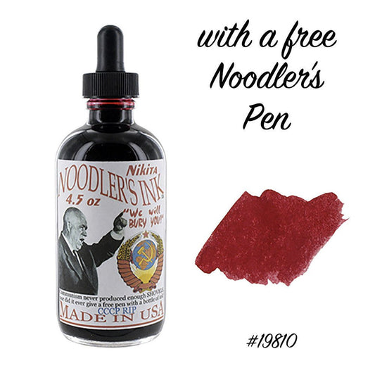 Noodler's Inktpot - Hawthorne's Scarlet (Nikita) gratis vulpen - 24Papershop