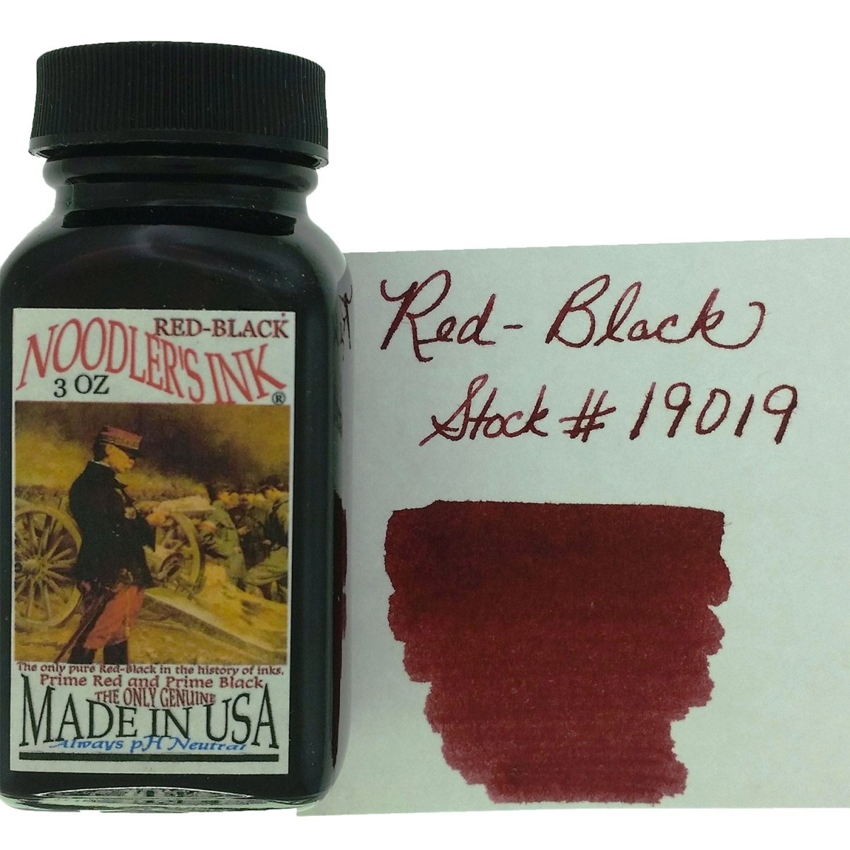 Noodler's Inktpot - Red - Black - 24Papershop