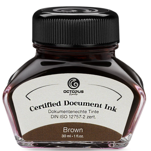 Octopus Document Ink 30ml - Brown