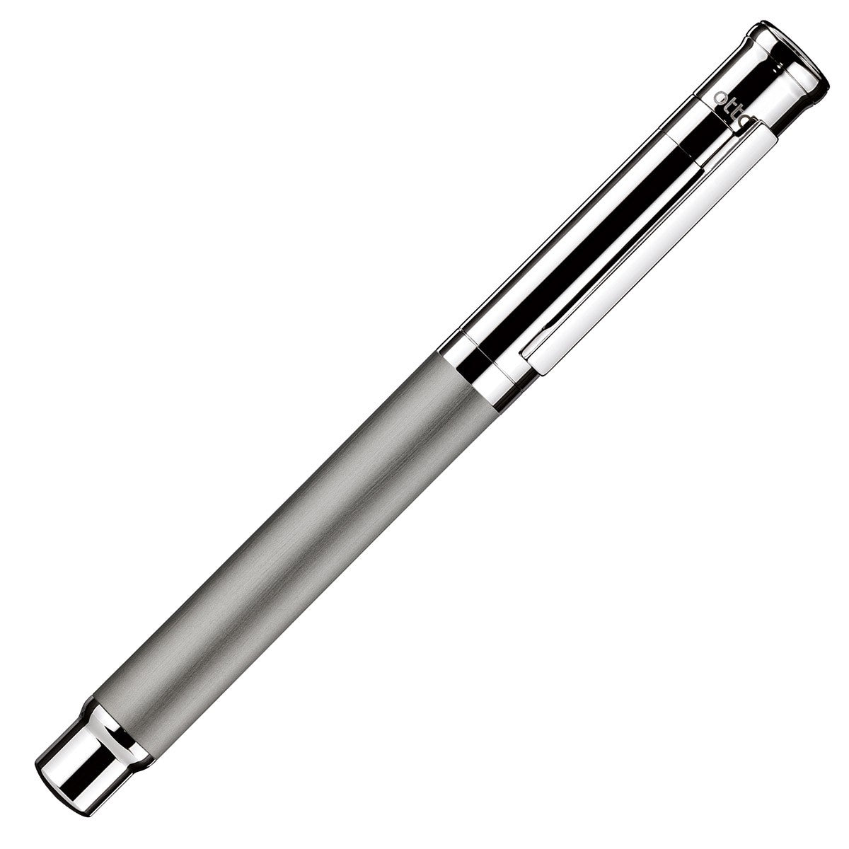 Otto Hutt Fountain Pen Design 04 - Frosted Graphite Gray Platin - 24Papershop