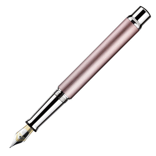 Otto Hutt Fountain Pen Design 04 - Frosted Pearl Pink Platin - 24Papershop