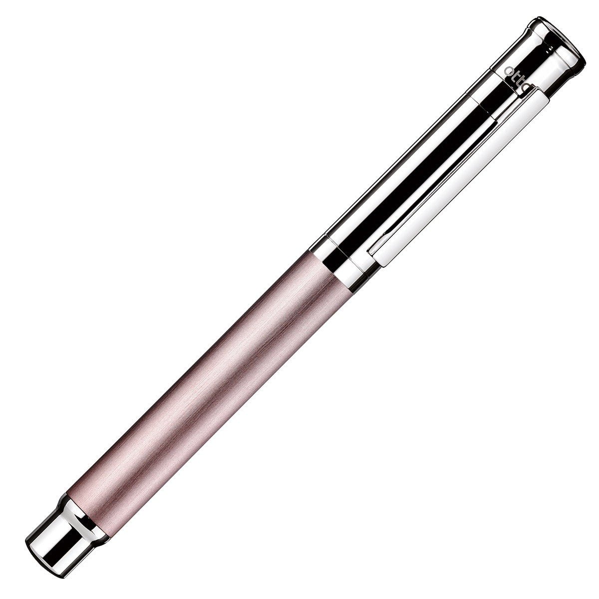 Otto Hutt Fountain Pen Design 04 - Frosted Pearl Pink Platin - 24Papershop